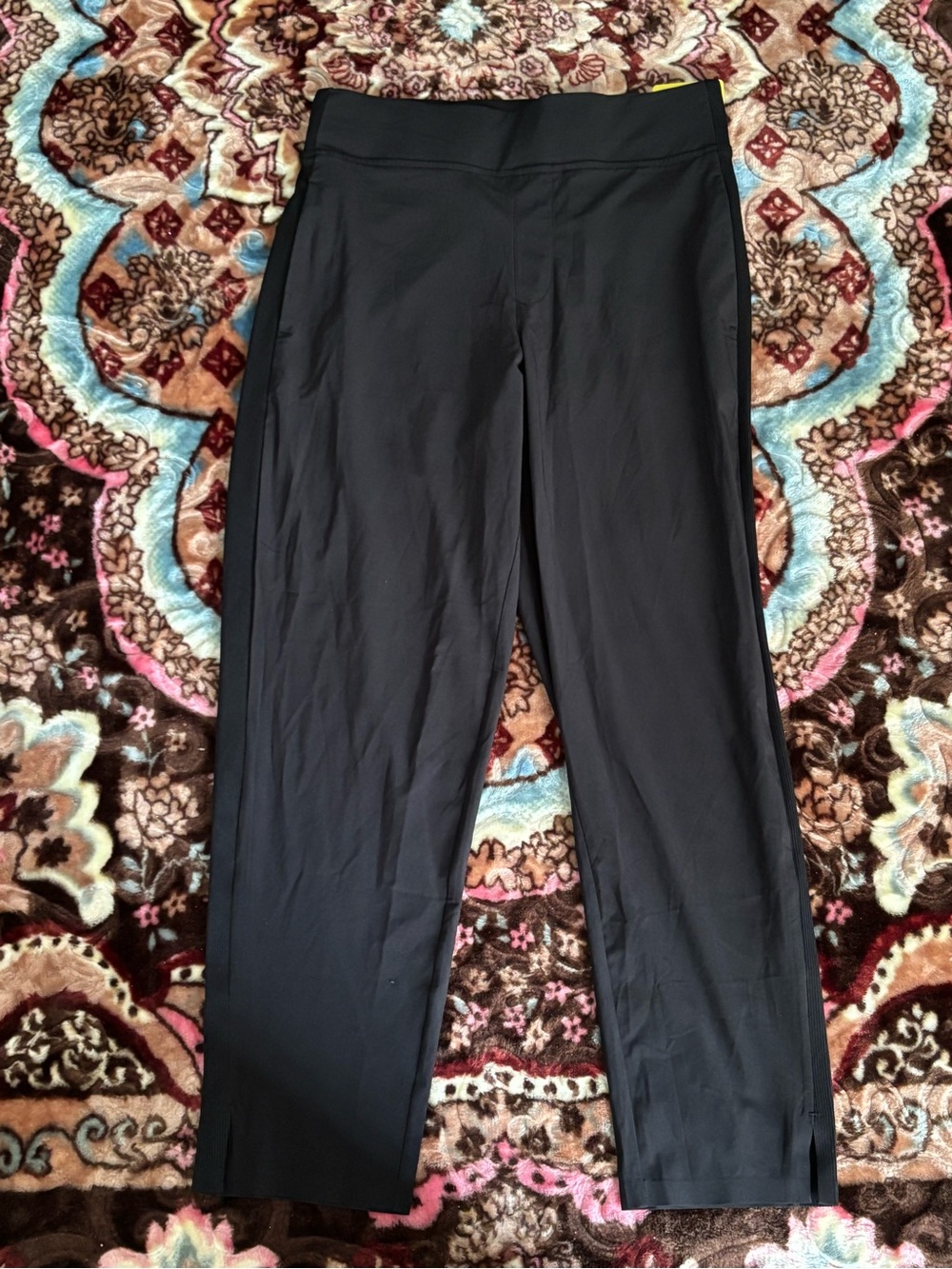 Kirkland Signature Black Straight-Leg Pull-On Pants